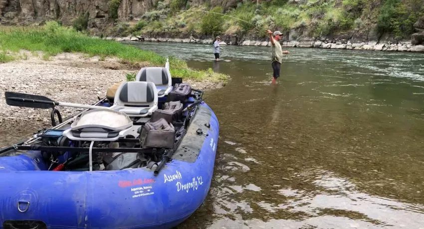 Rafting in the Teton Canyon